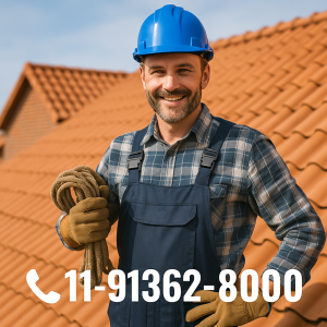 telhadista no Ipiranga